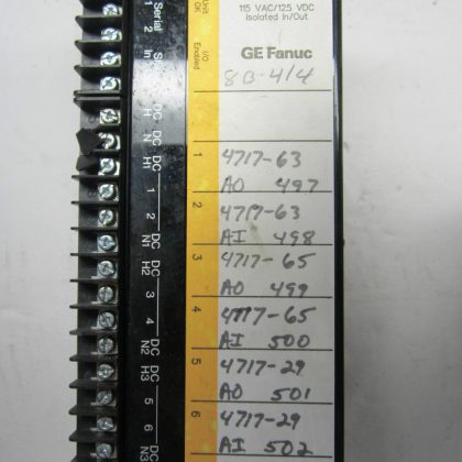 GE FANUC IC660ELS100D I/O MODULE