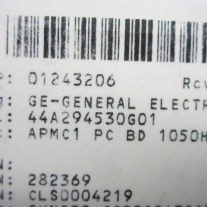 GENERAL ELECTRIC 44A294530G01 PC BOARD APMC1