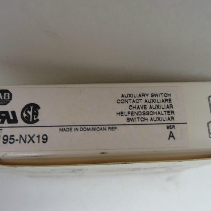 NEW ALLEN BRADLEY 195-NX19 AUXILIARY SWITCH SER.A 195NX19