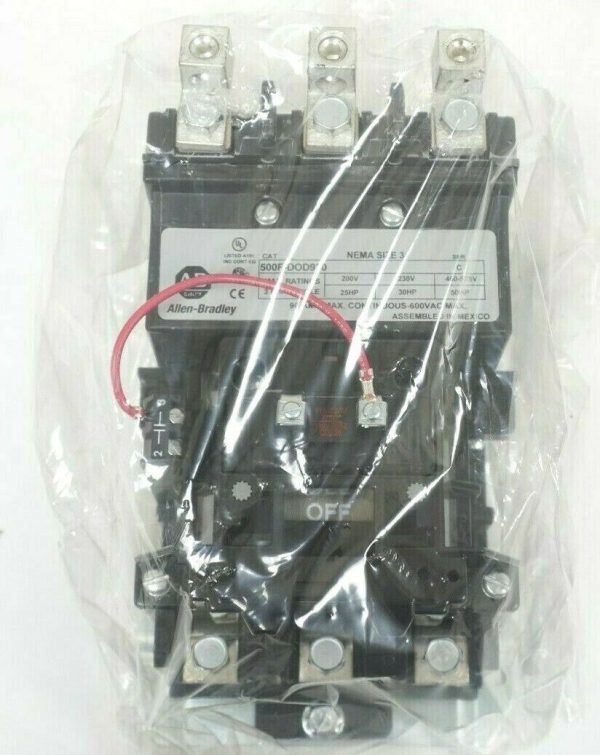 NEW ALLEN BRADLEY 509-DOD-A2L 500F-DOD930 FULL VOLTAGE STARTER W/ MANUAL RESET - Image 5
