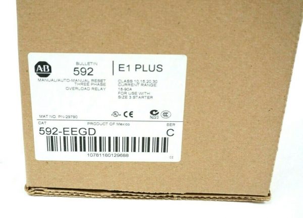 NEW ALLEN BRADLEY 509-DOD-A2L 500F-DOD930 FULL VOLTAGE STARTER W/ MANUAL RESET - Image 8