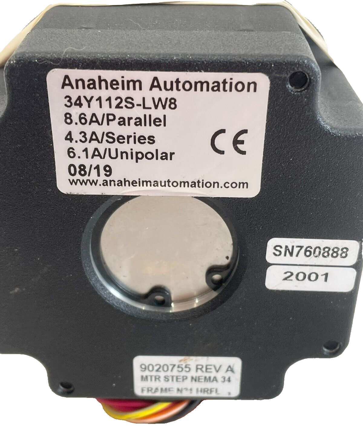 NEW ANAHEIM AUTOMATION 34Y112S-LW8 STEPPER MOTOR 34Y112SLW8 - Image 6