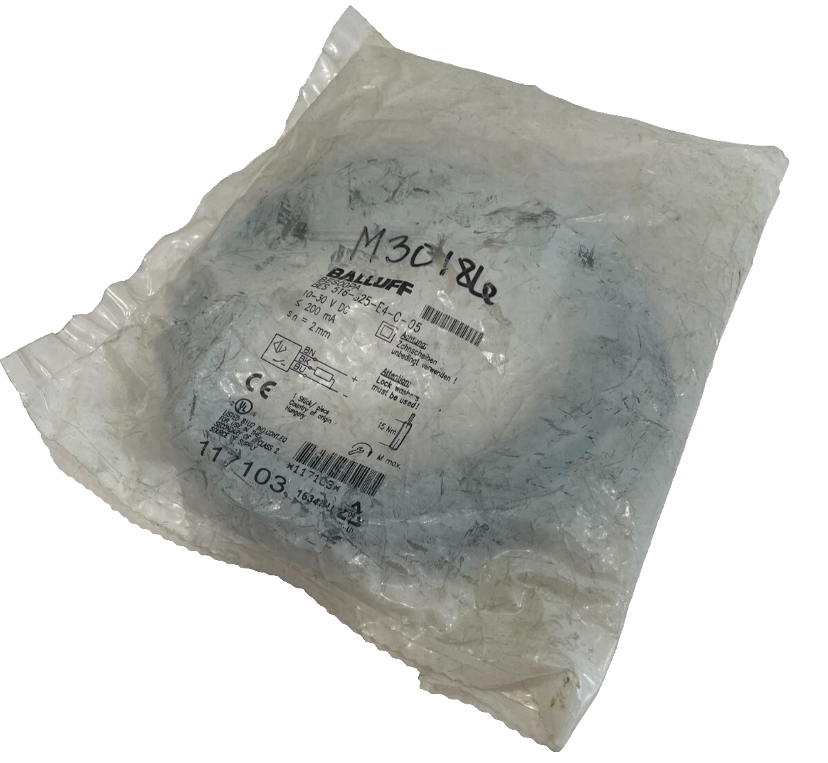 NEW BALLUFF BES 516-325-E4-C-05 INDUCTIVE SENSOR BES00PA BES516325E4C05