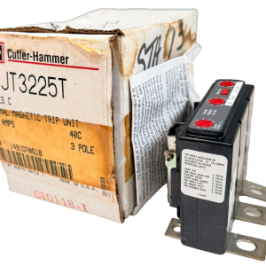 NEW CUTLER HAMMER JT3225T MAGNETIC TRIP UNIT 225AMPS 40C 3POLE