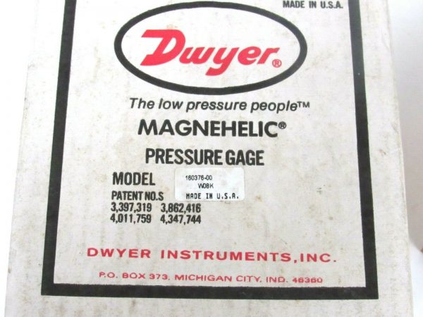 NEW DWYER 12-160376-01 W07K WW SERIES 2000 MAGNEHELIC PRESSURE GAUGE 1216037601 - Image 3
