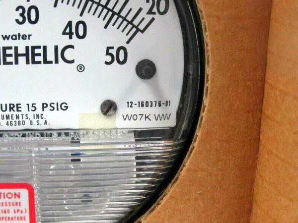 NEW DWYER 12-160376-01 W07K WW SERIES 2000 MAGNEHELIC PRESSURE GAUGE 1216037601 - Image 5