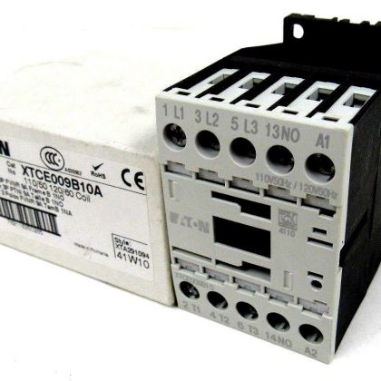 NEW EATON XTCE009B10A CONTACTOR 3P FVNR 9A FRAME B 1NO