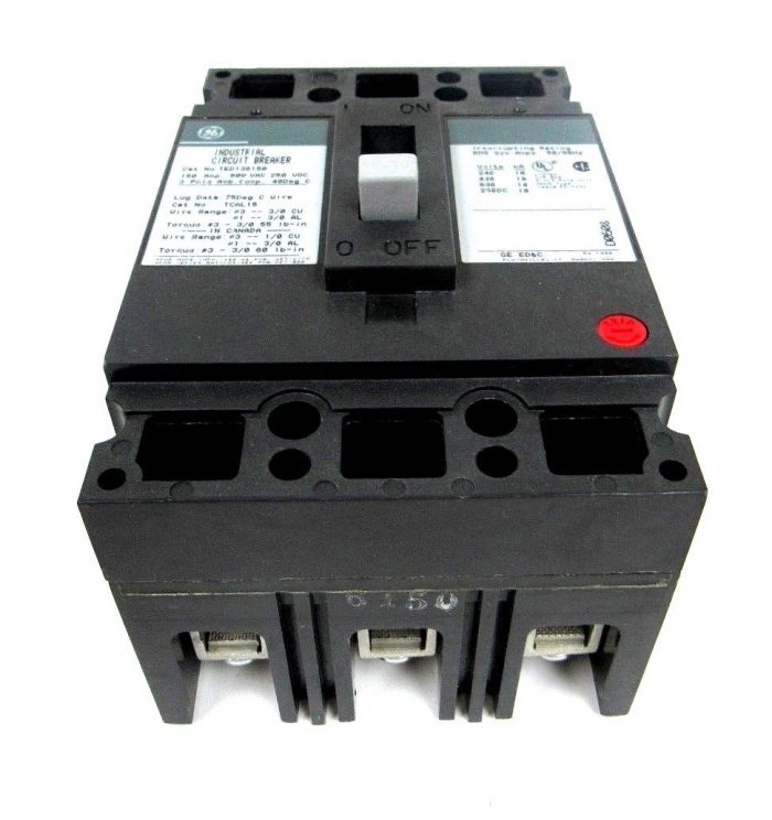 NEW GENERAL ELECTRIC TED136150WL CIRCUIT BREAKER 150A 600VAC 250DC 3 POLE - Image 4