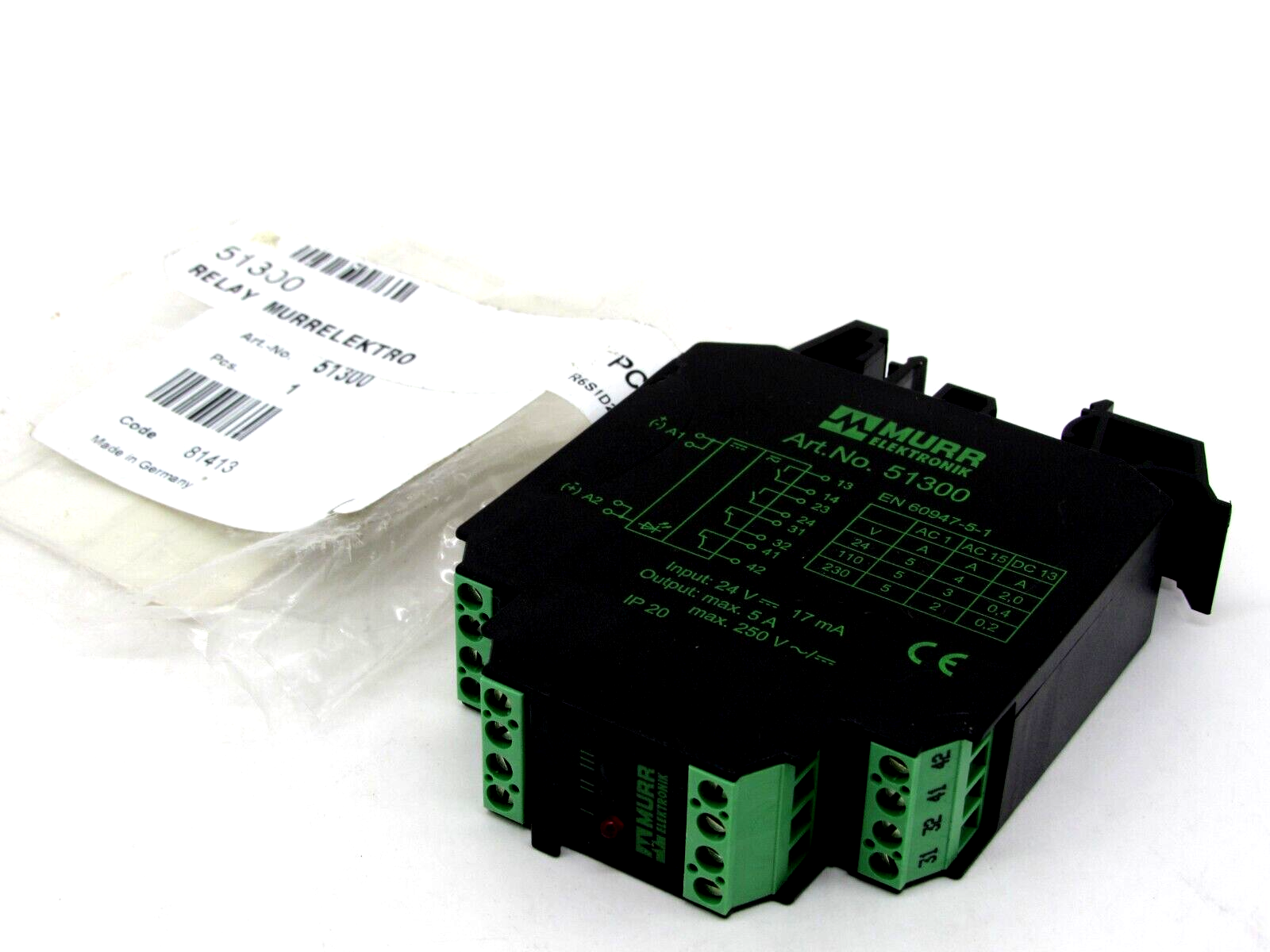 NEW MURR ELEKTRONIK 51300 OUTPUT RELAY