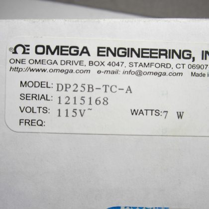 NEW OMEGA ENGINEERING DP25B-TC-A PANEL METER DP25BTCA