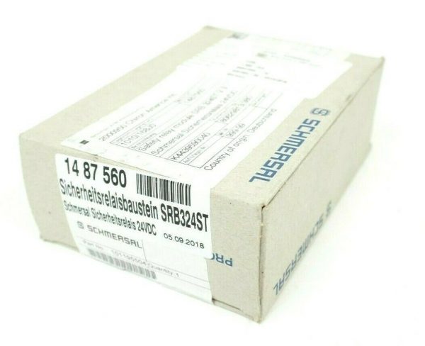 NEW SEALED SCHMERSAL 101195504 SRB324ST 24V SAFETY RELAY MODULE