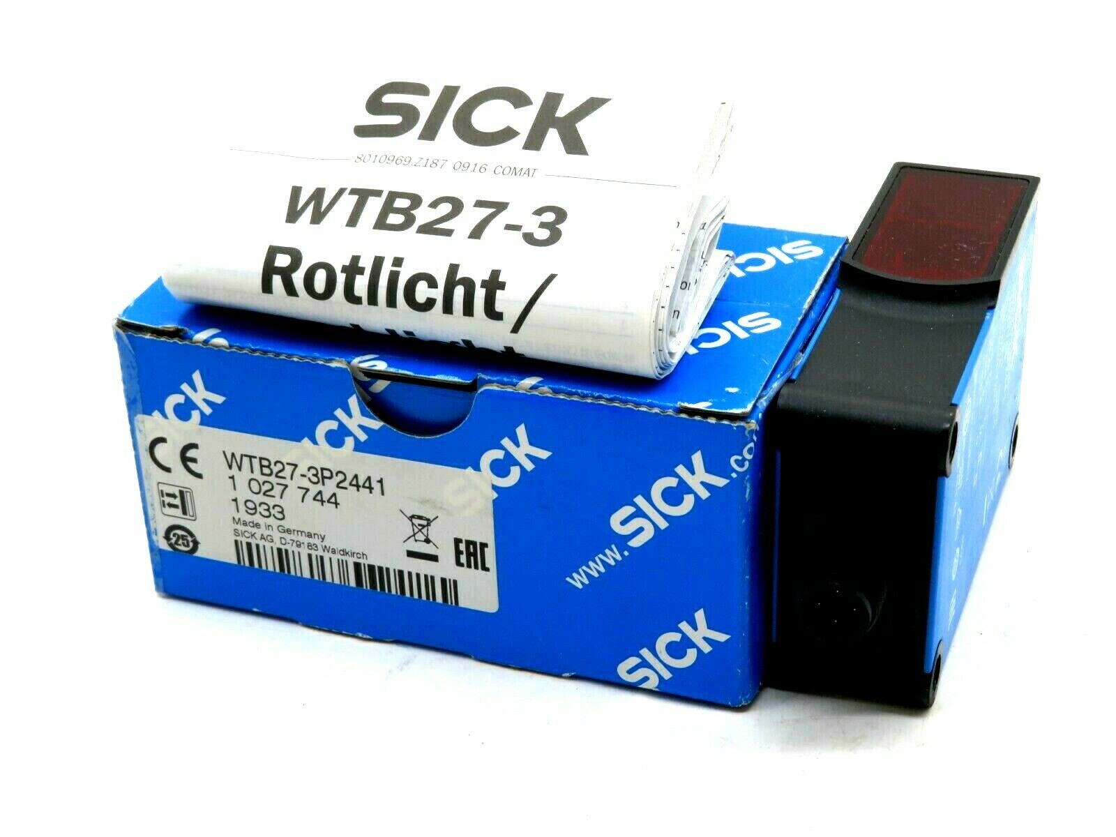 NEW SICK WTB27-3P2441 PHOTOELECTRIC SENSOR WTB273P2441