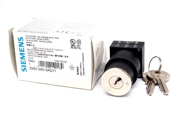 NEW SIEMENS 3SB3 000-5AD11 SELECTOR SWITCH 3SB30005AD11
