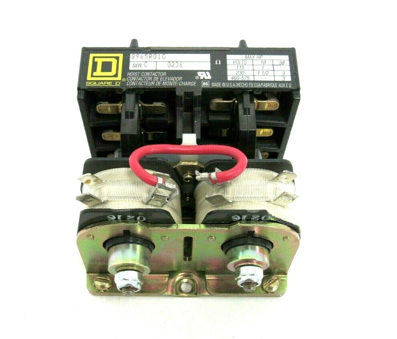 NEW SQUARE D 8965-R010 HOIST CONTACTOR SERIES C 8965R010 - SB ...