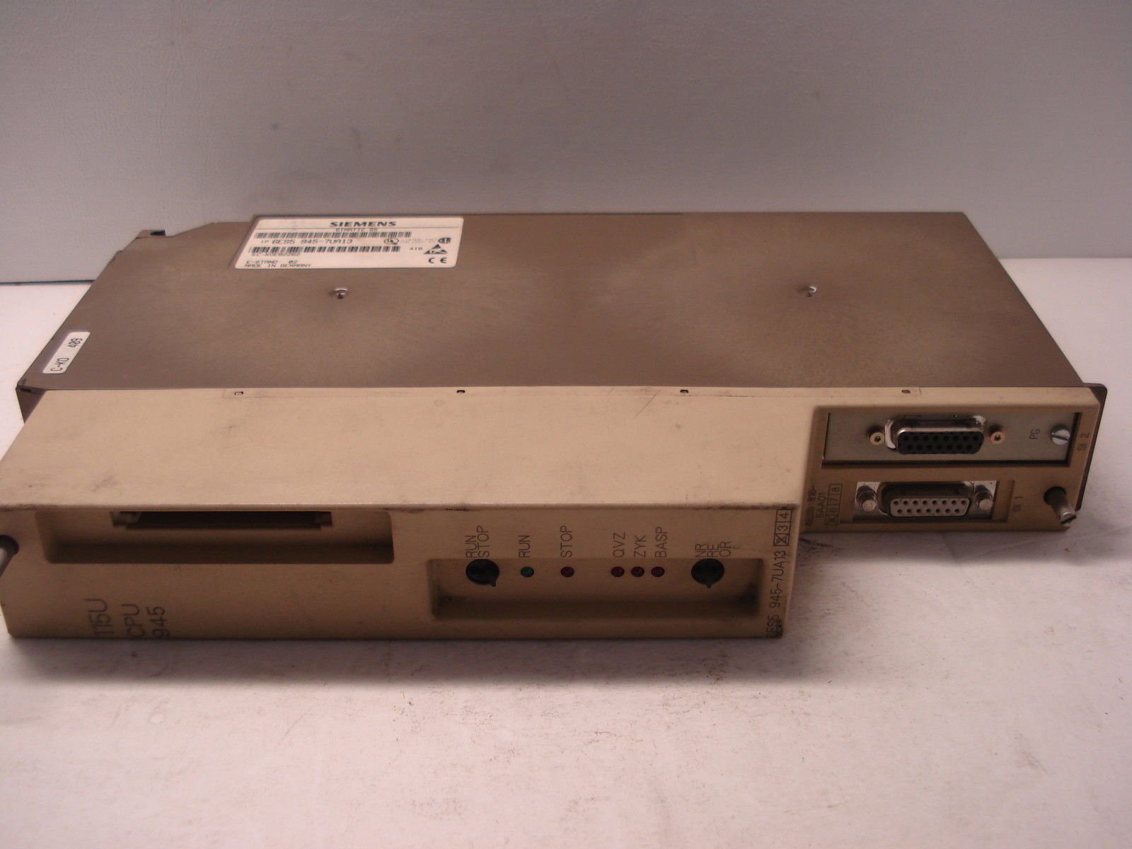 USED SIEMENS 6ES5-945-7UA13 CPU MODULE 945 FOR S5-115V 256K