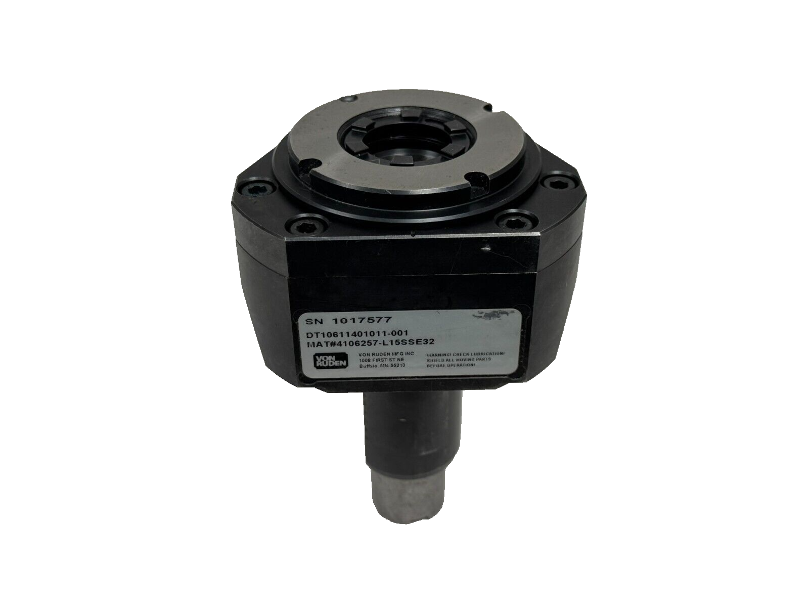 USED VON RUDEN DT10611401011-001 LIVE TOOL 4106257-L15SSE32 - SB ...