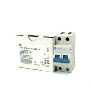 NEW ALLEN BRADLEY 1492-SPM2B160 SUPPLEMENTARY PROTECTOR SER.D 1492SPM2B160