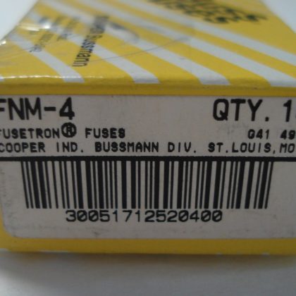 NEW BUSSMANN FNM-4 FUSES FNM4 QTY: 10