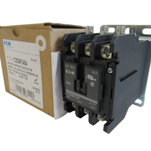NEW EATON C25DNF340A DEFINITE PURPOSE CONTACTOR 3 POLES SERIES E1
