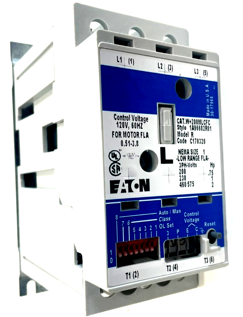 NEW EATON W+200MLCFC NON REVERSING STARTER 120V 60HZ 1A96682R01 - Image 3