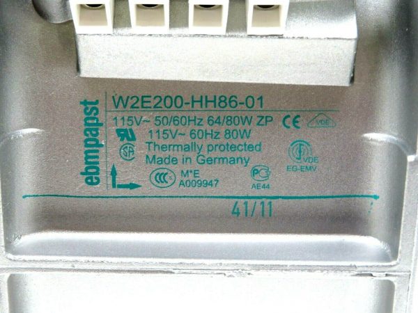 NEW EBMPAPST W2E200-HH86-01 AXIAL FAN 115V 60HZ 80W W2E200HH8601 - Image 5
