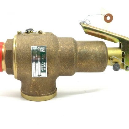 NEW KUNKLE 6010-GF01 SAFETY VALVE 75 PSIG 6010GF01