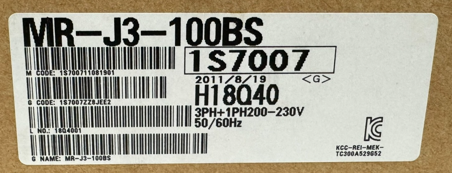 NEW MITSUBISHI MR-J3-100BS SERVO AMPLIFIER MELSERVO MR-J - Image 5