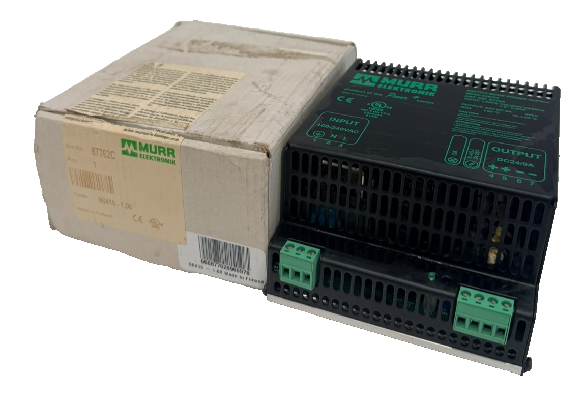 NEW MURR ELEKTRONIK 87762C SWITCH MODE POWER SUPPLY MPS5-230/24