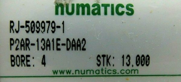 NEW NUMATICS P2AR-13A1E-DAA2 CYLINDER 4" BORE 13" STR RJ-509979-1 P2AR13A1EDAA2 - Image 5