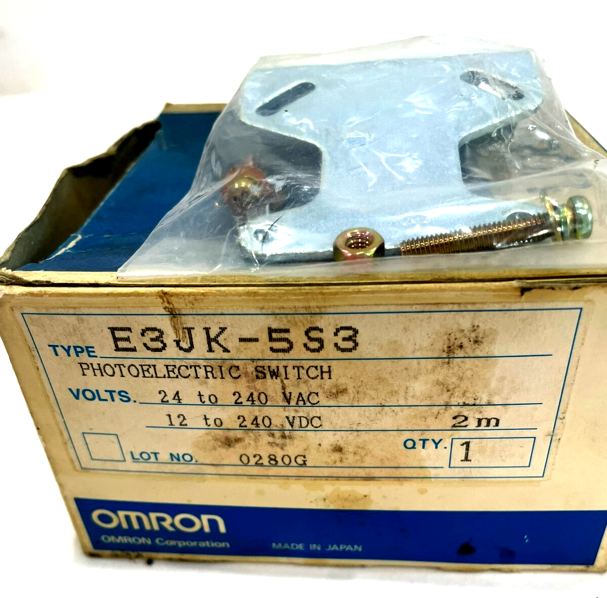 NEW OMRON E3JK-5S3 PHOTOELECTRIC SWITCH SET 24 to 240VAC 12 to 240VDC E3JK5S3 - Image 3