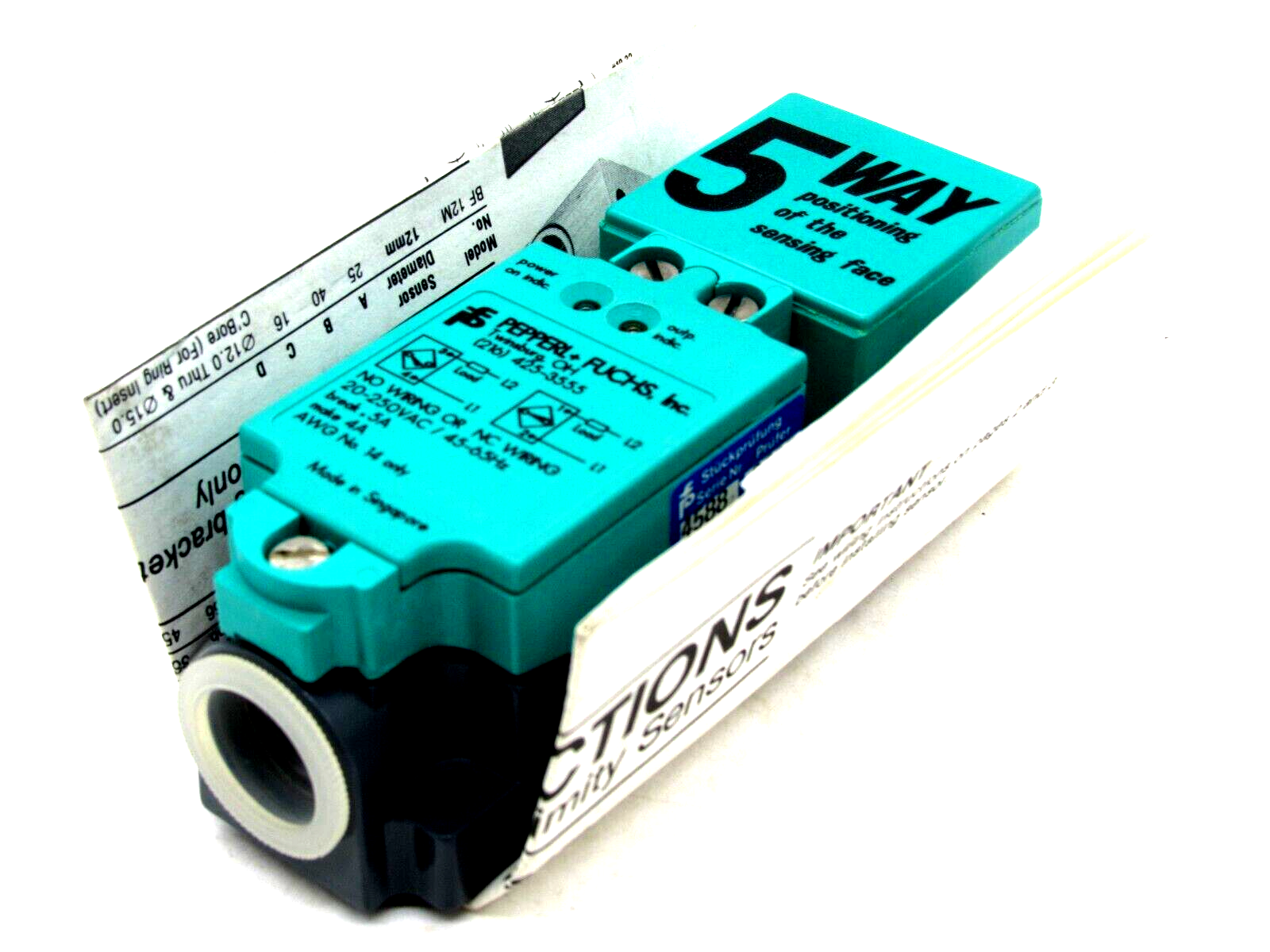 NEW PEPPERL & FUCHS NJ15-U4-W-T PROXIMITY SWITCH NJ15U4WT - SB