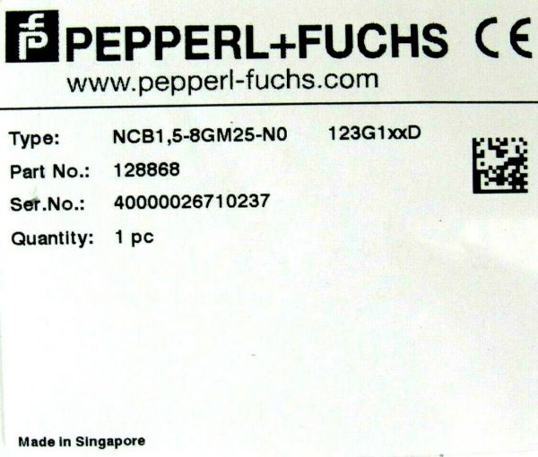 NEW PEPPERL+FUCHS NCB1.5-8GM25N0 SENSOR 128868 NCB158GM25N0 - Image 4