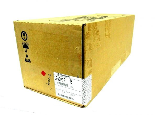 NEW SEALED ALLEN BRADLEY 1746-A13 13 SLOT CHASIS SER B 1746A13