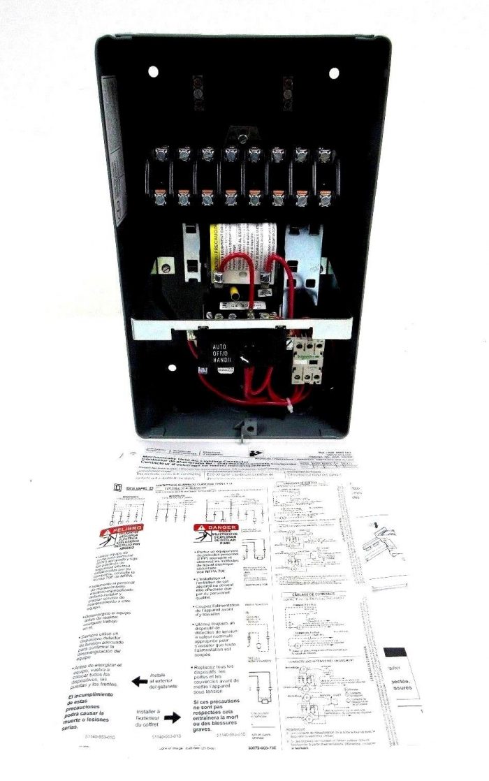 NEW SQAURE D 8903LXG80V02CR6 LIGHTING CONTACTOR 8 POLE SER. B - Image 4