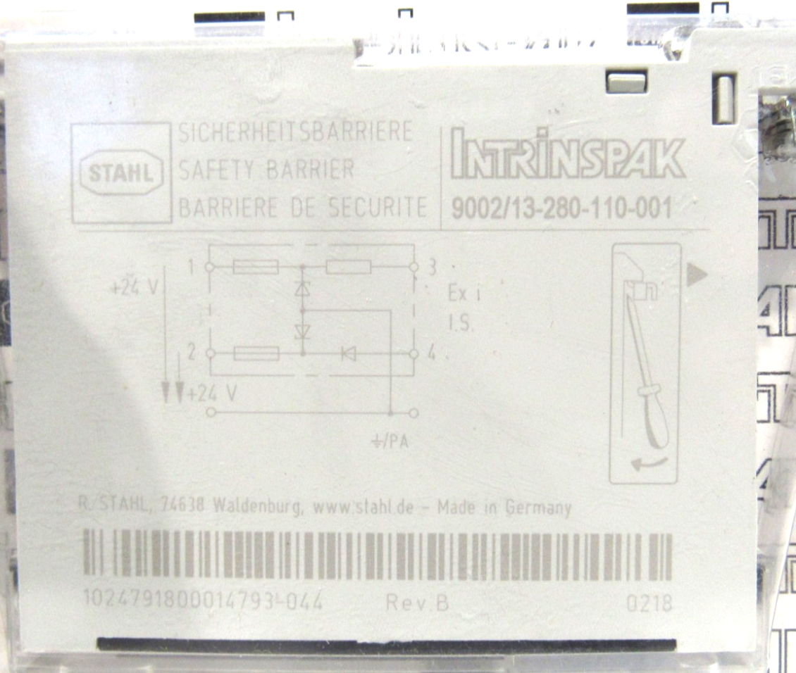 NEW STAHL 9002/13-280-110-001 SAFETY BARRIER 900213280110001 - Image 4