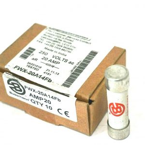 10 NEW BUSSMANN FWX-20A14FB FUSES FWX20A14FB