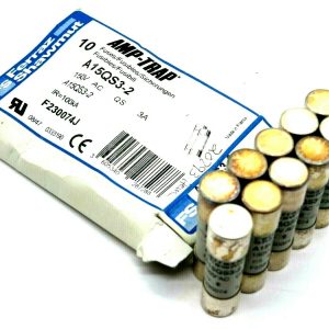10 NEW FERRAZ SHAWMUT A15QS3-2 SEMICOND FUSE 150V 3A A15QS32