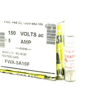 6 NEW BUSSMANN FWA-5A10F FUSES FWA5A10F 5 AMP