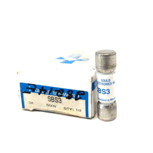 BOX OF 10 NEW GOULD SHAWMUT SBS3 FUSES