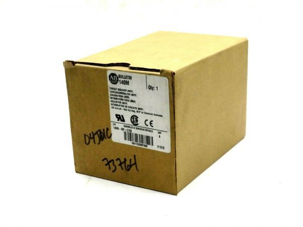 NEW ALLEN BRADLEY 140M-I8P-C15S CIRCUIT BREAKER 15A SERIES A 140MI8PC15S