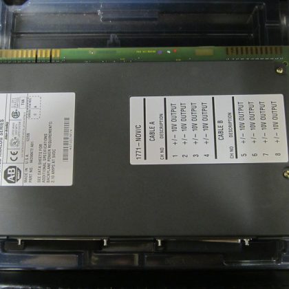 NEW ALLEN BRADLEY 1771-NOV ANALOG MODULE 1771-N0V SERIES C