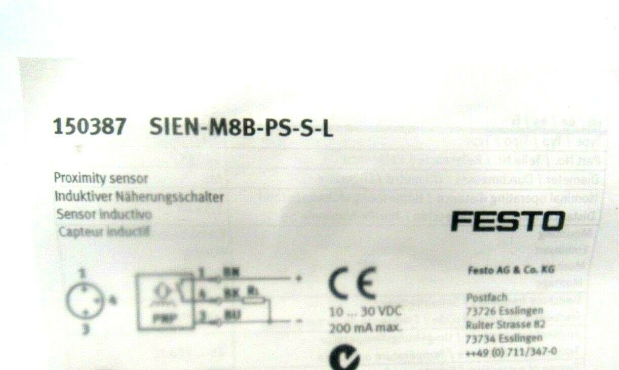 Proximity sensor SIEN M8B PS S L | IN Proximity sensor SIEN M8B PS S L | IN