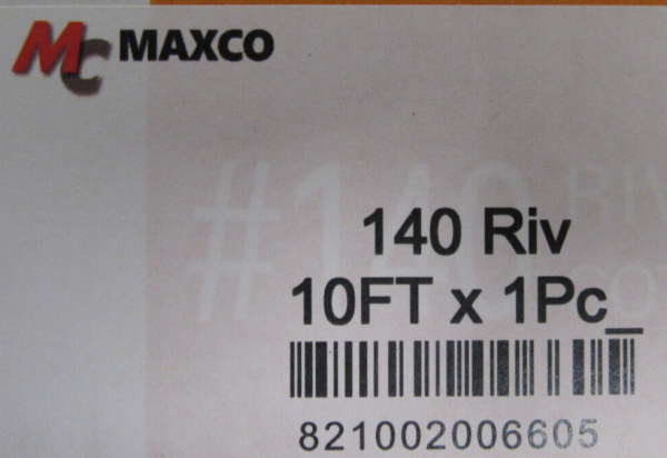NEW MAXCO 140 RIV ROLLER CHAIN 10FT 140RIV - SB Industrial Supply, Inc.
