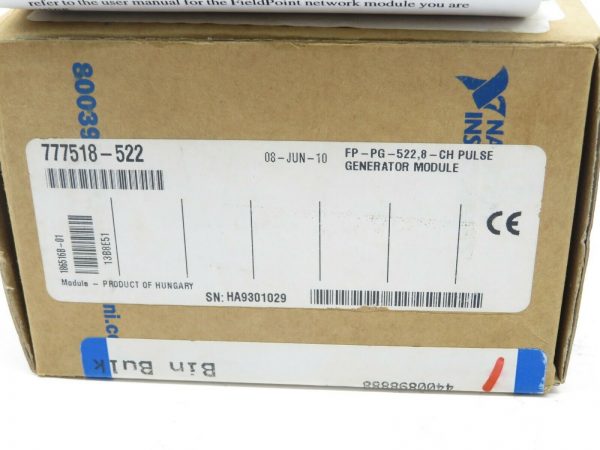 NEW NATIONAL INSTRUMENTS FP-PG-522 8CHANNEL PULSE GENERATOR MODULE FPPG522 - Image 5