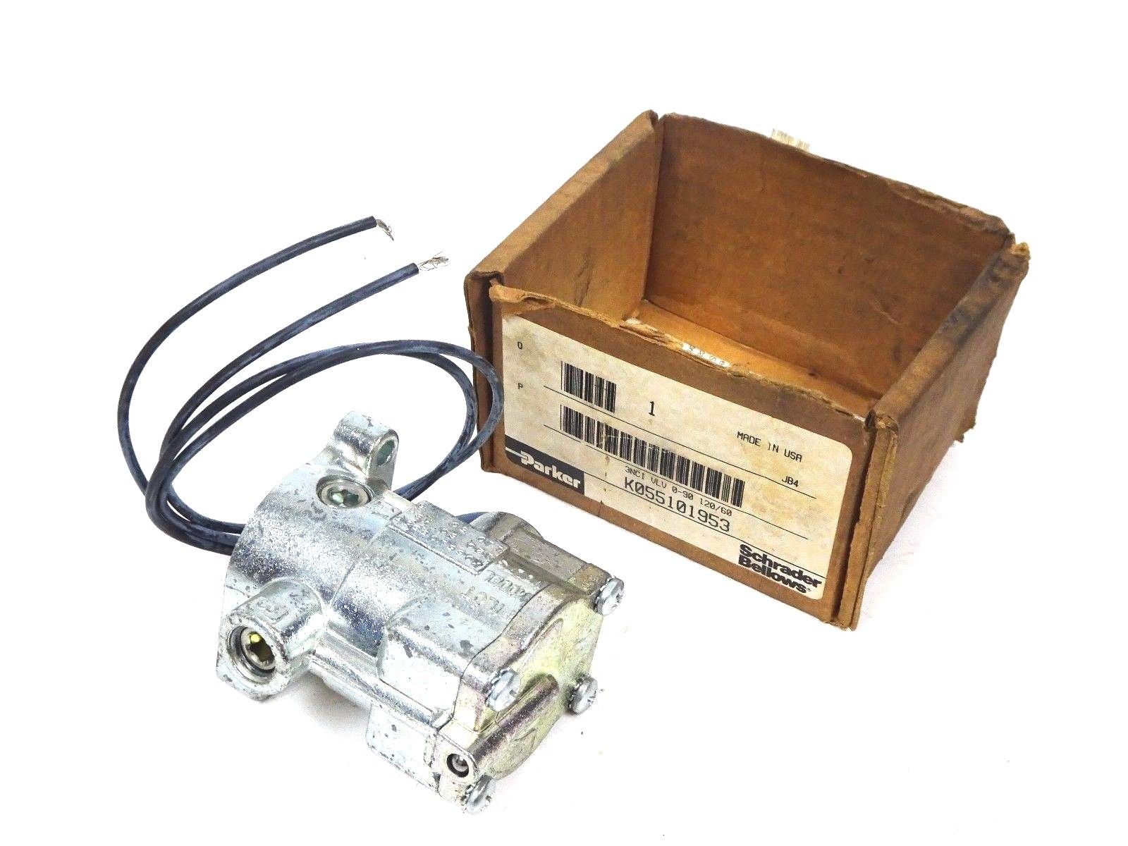 NEW PARKER SCHRADER BELLOWS K055101953 ELECTRIC SOLENOID PILOT VALVE