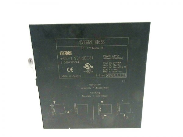 NEW SIEMENS 6EP1 931-2EC31 POWER SUPPLY MODULE 6EP19312EC31 - Image 4