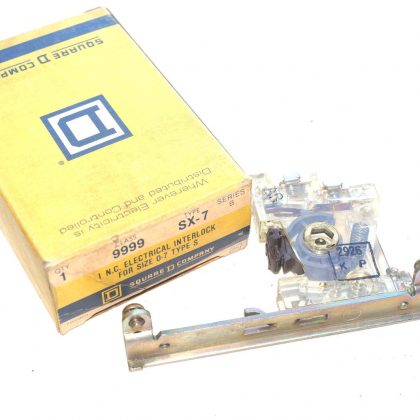 NEW SQUARE D 9999-SX-7  ELECTRICAL INTERLOCK 9999SX7