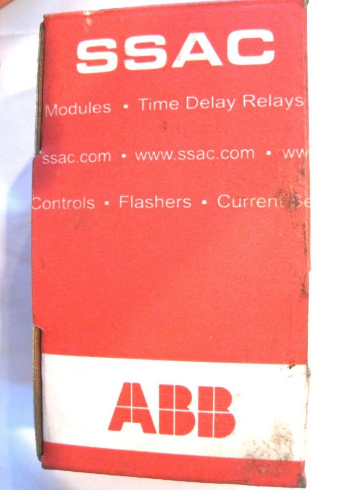 Ssac Relay NEW ABB SSAC TDBL120AL RELAY - SB Industrial Supply, Inc.