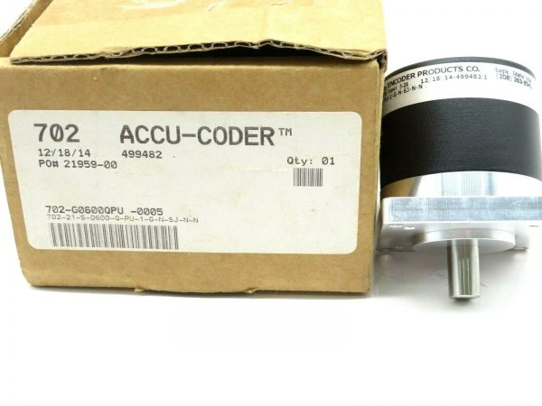 NEW ACCU-CODER 702-G0600QPU-0005 SHAFT ENCODER 702G0600QPU0005 - Image 6