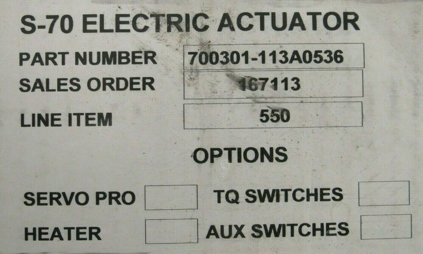 NEW BRAY CONTROLS 700301-113A0536 VALVE ACTUATOR 93-0923-11310-532 3" - Image 7